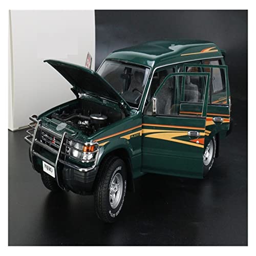 YCNXEB Miniatur Modelle 1 18 Für Pajero V31 Dunkelgrün/Silber Die Cast Model Car Collection Originalgetreue Nachbildung(B) von YCNXEB