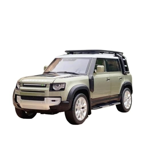 YCNXEB Miniatur Modelle 1 18 Für Range Land Rover Defender SUV Legierung Auto Diecast Metall Spielzeug Off-Road Modell Sound Licht Simulation Originalgetreue Nachbildung(Grün) von YCNXEB