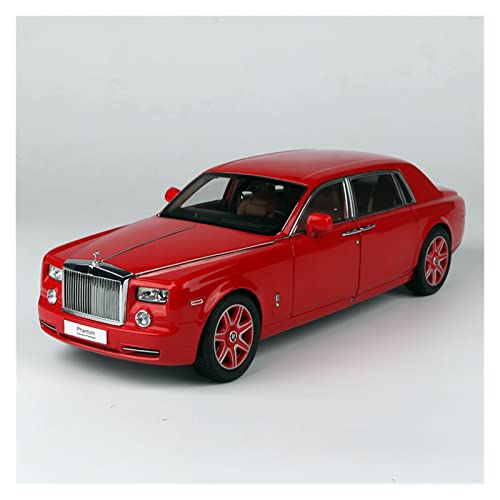 YCNXEB Miniatur Modelle 1 18 Für Rolls-Royce Phantom Simulation Alloy Luxury Red Car Model Diecast Vehicles Adult Collection Display Nachbildung von YCNXEB