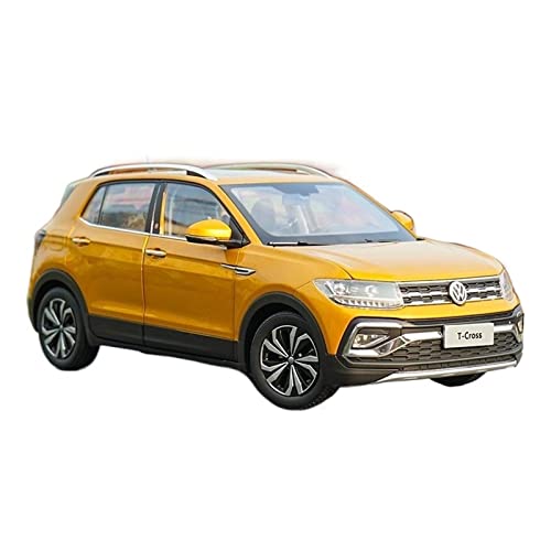 YCNXEB Miniatur Modelle 1 18 Für SAIC Volkswagen T-Cross Simulation Druckguss Metall Maßstab Auto Modell Spielzeug Geschenk Indoor Display Originalgetreue Nachbildung von YCNXEB