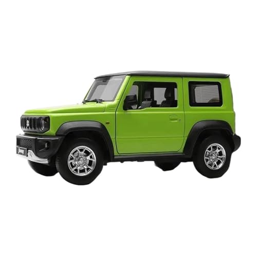 YCNXEB Miniatur Modelle 1 18 Für Suzuki Jimny Legierung Auto Modell Diecast Metall Spielzeug Fahrzeuge Auto Modell Sound Und Licht Simulation Geschenke Originalgetreue Nachbildung(Grün) von YCNXEB