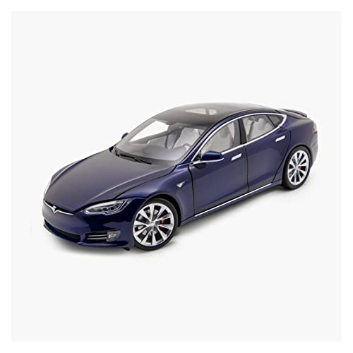 YCNXEB Miniatur Modelle 1 18 Für Tesla-Legierung Simulation Automodell Boutique Spielzeug Geschenksammlung Souvenir Display Nachbildung(Blau) von YCNXEB