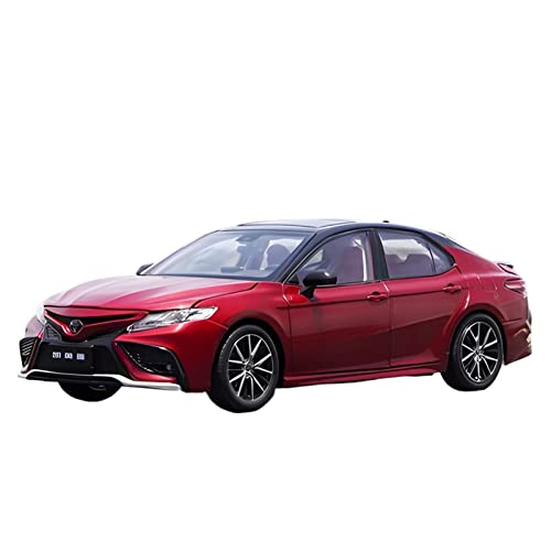 YCNXEB Miniatur Modelle 1 18 Für Toyota Camry 2021 Rot Sport Legierung Druckguss Modellauto Dekoration Sammlung Display Nachbildung von YCNXEB
