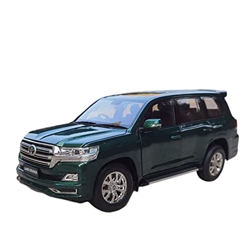 YCNXEB Miniatur Modelle 1 18 Für Toyota Land Cruiser LC200 Grün Rechtslenker Legierung Diecast Modell Auto Ornament Geschenk Originalgetreue Nachbildung von YCNXEB