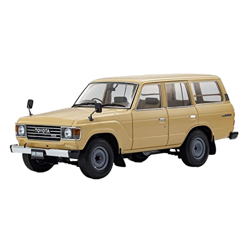 YCNXEB Miniatur Modelle 1 18 Für Toyota Land Land Cruiser Simulation Legierung Automodell Sammlung Ornamente Geschenk Nachbildung(Yellow) von YCNXEB