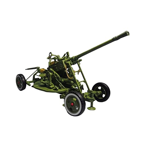 YCNXEB Miniatur Modelle 1 18 Für Typ 65 37 Mm Doppelläufige Flugabwehrkanone Legierung Druckguss Statisches Modell Sammlung Geschenk Originalgetreue Nachbildung von YCNXEB