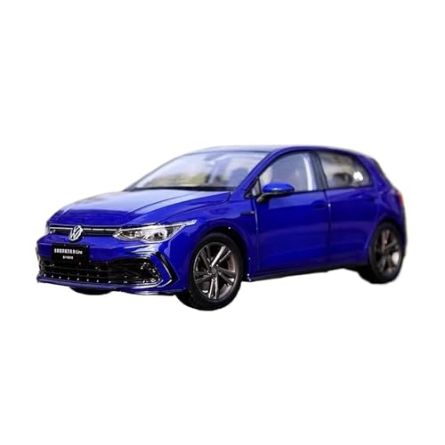 YCNXEB Miniatur Modelle 1 18 Für Volkswagen Golf R-Line 8. Generation Simulation Druckgussauto Metalllegierung Modellauto Sammlung Dekoratives Spielzeug Originalgetreue Nachbildung(Blau) von YCNXEB