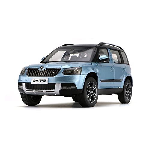 YCNXEB Miniatur Modelle 1 18 Für Volkswagen YETI Aurora Blue Legierung Druckguss Statisches Modellauto Handwerk Sammlung Mode Geschenk Originalgetreue Nachbildung von YCNXEB