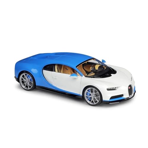 YCNXEB Miniatur Modelle 1 18 Für Welly GTA Bugatti Chiron 2016 Super Car Metalldruckguss Modell CarToy Collection Dekoration Originalgetreue Nachbildung(White) von YCNXEB