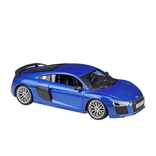 YCNXEB Miniatur Modelle 1 18 Passend Für Audi R8 V10 Plus Druckguss-Simulationslegierungs-Fertigautomodell Mit Base Collection Ornament Originalgetreue Nachbildung(A) von YCNXEB