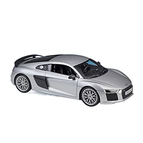 YCNXEB Miniatur Modelle 1 18 Passend Für Audi R8 V10 Plus Druckguss-Simulationslegierungs-Fertigautomodell Mit Base Collection Ornament Originalgetreue Nachbildung(B) von YCNXEB