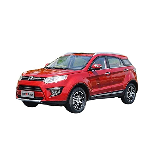 YCNXEB Miniatur Modelle 1 18 Passend Für Baic Shenbao D80 Red Static Die Casting Metal Alloy Simulation Model Car Originalgetreue Nachbildung(A) von YCNXEB