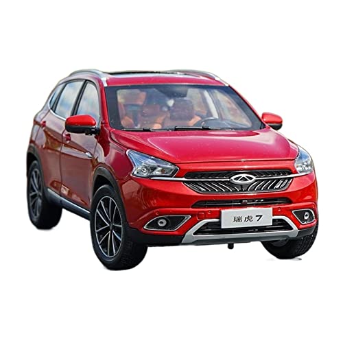 YCNXEB Miniatur Modelle 1 18 Passend Für Chery Ruihu 7 Red Vehicle Static Die Casting Metal Alloy Simulation Adult Model Car Originalgetreue Nachbildung von YCNXEB