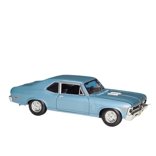 YCNXEB Miniatur Modelle 1 18 Passend Für Chevrolet 1970 Nova SS Simulation Druckgusslegierung Fertiges Automodell Mit Basisgeschenken Originalgetreue Nachbildung(A) von YCNXEB
