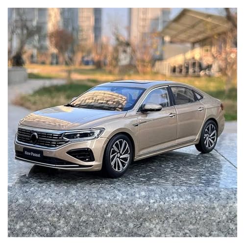 YCNXEB Miniatur Modelle 1 18 Skala Modell Für Passat 2022 Simulation Legierung Auto Modell Erwachsene Ornamente Geschenk Originalgetreue Nachbildung(Gold) von YCNXEB