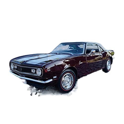 YCNXEB Miniatur Modelle 1 18 for Chevrolet Camaro Z/28 1968 Simulation Legierung Retro Auto Modell Oldtimer Dekoration Ornamente Originalgetreue Nachbildung(A) von YCNXEB