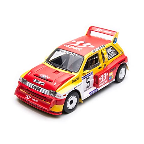 YCNXEB Miniatur Modelle 1 18 for MG Metro 6R4 WRC Rallye Auto Nr. 5 Simulation Legierung Auto Modell Erwachsene Sammlung Geschenk Spielzeug Handwerk Originalgetreue Nachbildung von YCNXEB