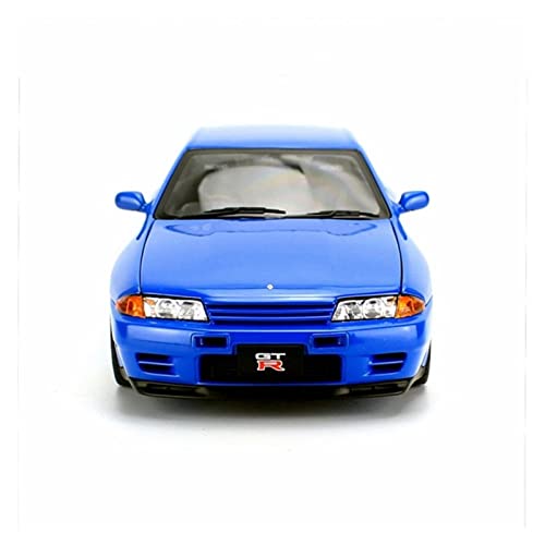 YCNXEB Miniatur Modelle 1 18 for Nissan R32 GTR Simulation Legierung Sammlung Auto Modell Dekoration Erwachsene Geschenk Spielzeug Handwerk Nachbildung(Taglia unica) von YCNXEB