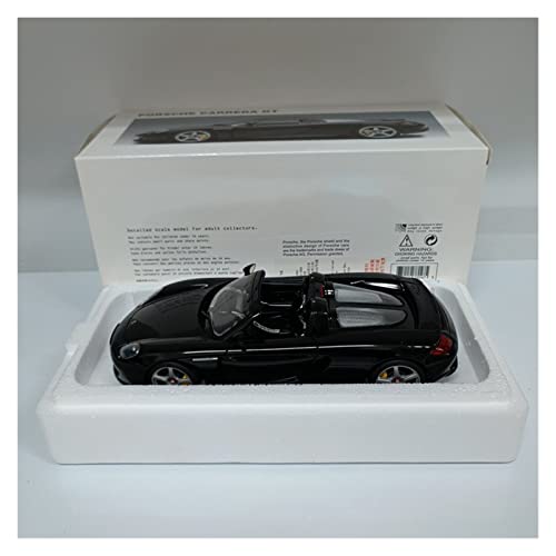 YCNXEB Miniatur Modelle 1 18 for Porsche Carrera GT Schwarz Simulation Legierung Erwachsene Sammlung Dekoration Geschenk Auto Modell Spielzeug Handwerk Nachbildung von YCNXEB