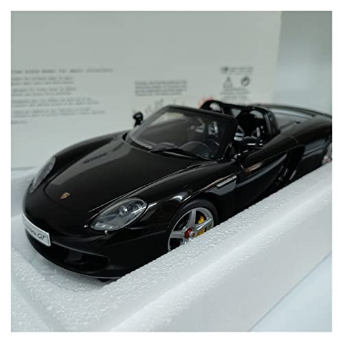 YCNXEB Miniatur Modelle 1 18 for Porsche Carrera GT Schwarz Simulation Legierung Erwachsene Sammlung Dekoration Geschenk Auto Modell Spielzeug Handwerk Nachbildung von YCNXEB