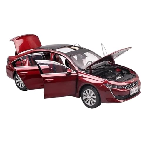 YCNXEB Miniatur Modelle 1 18 für Peugeots 508L Legierung Auto Diecast Metall Auto Modell Simulation Sammlung Spielzeug Dekoration Originalgetreue Nachbildung von YCNXEB