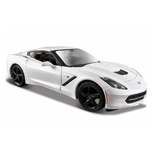 YCNXEB Miniatur Modelle 1 24 Chevrolet 2014 Corvette Stingray Legierung Sportwagen Druckguss Metall Spielzeug Rennwagen Modellsimulation Originalgetreue Nachbildung von YCNXEB