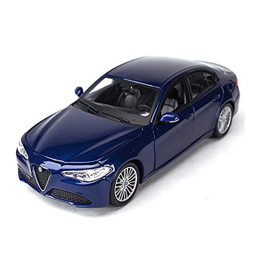 YCNXEB Miniatur Modelle 1 24 Für Alfa Romeo Giulia SUV Statisches Automodell Druckgussfahrzeuge Sammlerstücke Dekorative Ornamente Originalgetreue Nachbildung(Blau) von YCNXEB