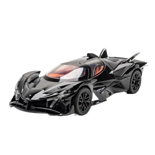 YCNXEB Miniatur Modelle 1 24 Für Apollo-Projekt EVO Gumpert Legierungsguss Auto-Enthusiasten Modell Sound Und Licht Sammlerstücke Geburtstagsgeschenk Originalgetreue Nachbildung(Schwarz) von YCNXEB