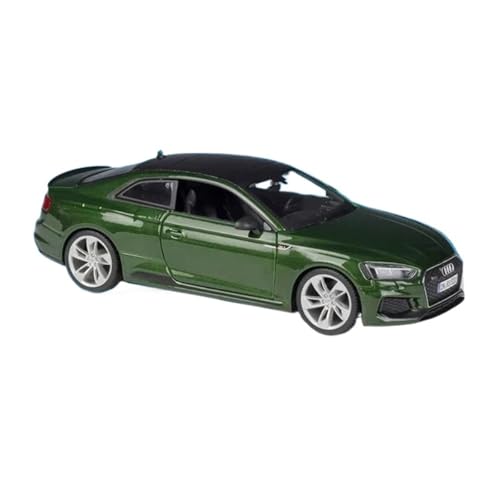 YCNXEB Miniatur Modelle 1 24 Für Audi RS5 Coupe Legierung Rennwagen Modell Druckguss Metall Sportwagen Fahrzeuge Modell Enthusiasten Sammlung Geschenk Originalgetreue Nachbildung(Grün) von YCNXEB