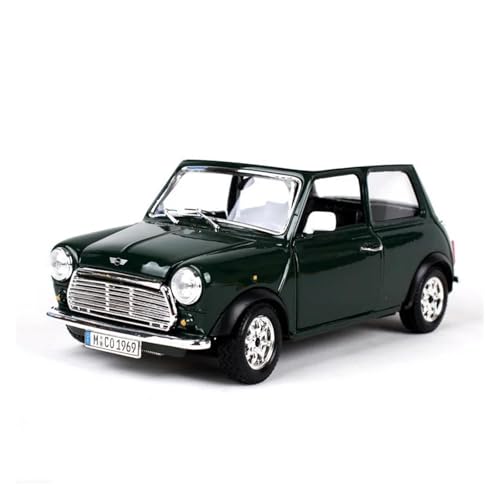 YCNXEB Miniatur Modelle 1 24 Für BMW Mini Cooper 1969 Legierungsautomodell Druckguss-Metallspielzeug Klassisches Automodell Sammlungen Von Originalgetreue Nachbildung von YCNXEB