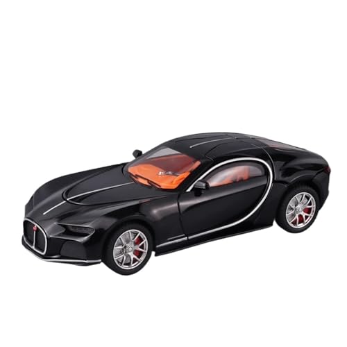 YCNXEB Miniatur Modelle 1 24 Für Bugatti Atlantic Alloy Diecast Simulation Modell Super Luxus Sport Auto Repliken Originalgetreue Nachbildung(Schwarz) von YCNXEB