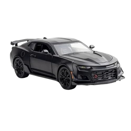 YCNXEB Miniatur Modelle 1 24 Für Chevrolet Camaro Legierung Diecast Sport Auto Modell Spielzeug Simulation Fahrzeug Pull Back Spielzeug Originalgetreue Nachbildung(Schwarz) von YCNXEB