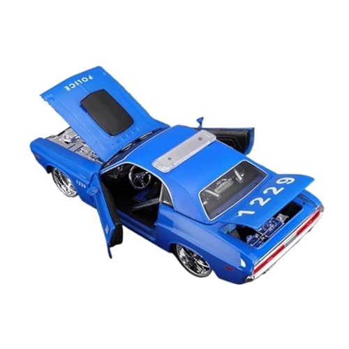 YCNXEB Miniatur Modelle 1 24 Für DODGE1970 Challenger R/T Legierung Rennwagen Druckguss Metall Sportwagen Modell Simulation Sammlung Spielzeug Originalgetreue Nachbildung von YCNXEB