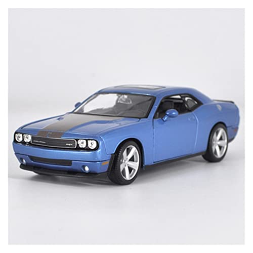 YCNXEB Miniatur Modelle 1 24 Für Dodge Challenger Legierungssimulation Automodell Handwerk Dekoration Sammlung Geschenk Nachbildung(Blau) von YCNXEB