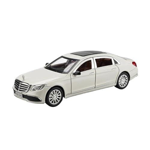 YCNXEB Miniatur Modelle 1 24 Für E-Klasse E300L Legierung Automodell Sound Und Licht Modell Auto Display Erwachsenensammlung Originalgetreue Nachbildung(A White) von YCNXEB