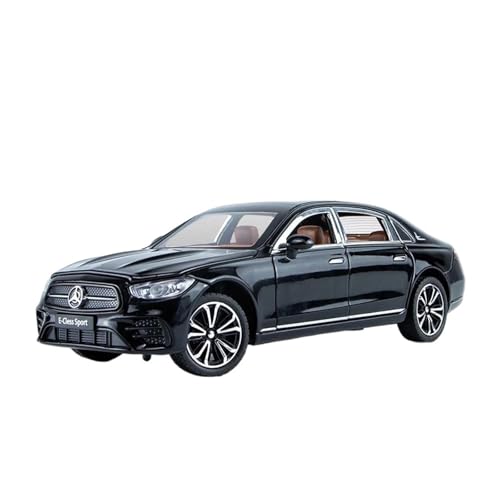 YCNXEB Miniatur Modelle 1 24 Für E-Klasse E300L Legierung Automodell Sound Und Licht Modell Auto Display Erwachsenensammlung Originalgetreue Nachbildung(B Black) von YCNXEB