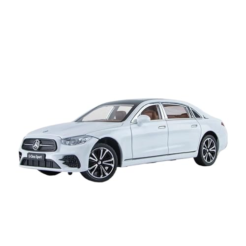 YCNXEB Miniatur Modelle 1 24 Für E-Klasse E300L Legierung Automodell Sound Und Licht Modell Auto Display Erwachsenensammlung Originalgetreue Nachbildung(B White) von YCNXEB