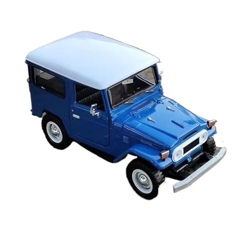 YCNXEB Miniatur Modelle 1 24 Für FJ Cruiser FJ40 Golf Version Legierung Auto Druckguss Metall Spielzeug Geländewagen Modell Simulation Sammlung Originalgetreue Nachbildung(Blau) von YCNXEB