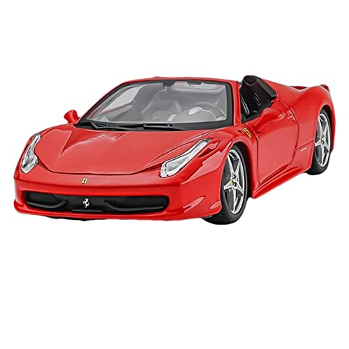 YCNXEB Miniatur Modelle 1 24 Für Ferrari 458 Spider Auto Legierung Druckguss Modellsammlung Spielzeugauto Kindergeschenk Originalgetreue Nachbildung YCNXEB Miniatur Modelle 1 24 Für Ferrari 458 Spider Auto Legierung Druckguss Modellsammlung Spielzeugauto Kindergeschenk Originalgetreue Nachbildung von YCNXEB