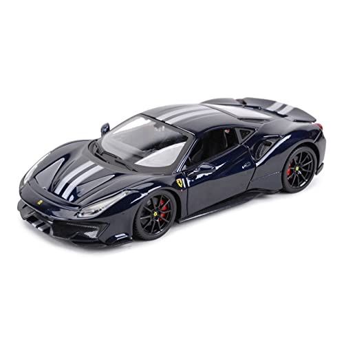 YCNXEB Miniatur Modelle 1 24 Für Ferrari 488 Pista Simulation Legierung Sportwagenmodell Static Die Cast Vehicles Collection Display Originalgetreue Nachbildung(Blau) von YCNXEB