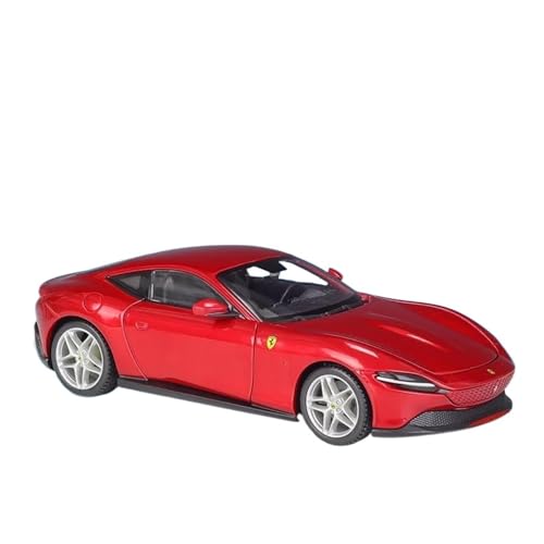 YCNXEB Miniatur Modelle 1 24 Für Ferrari Roma Legierung Sportwagen Modell Druckguss Metall Rennwagen Modell Hohe Sammlung Spielzeug Originalgetreue Nachbildung(Rot) von YCNXEB
