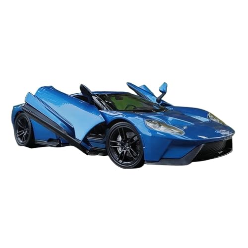 YCNXEB Miniatur Modelle 1 24 Für Ford GT 2017 Legierung Sportwagen Simulation Druckguss Metall Rennwagen Modell Sammlung Spielzeug Originalgetreue Nachbildung von YCNXEB