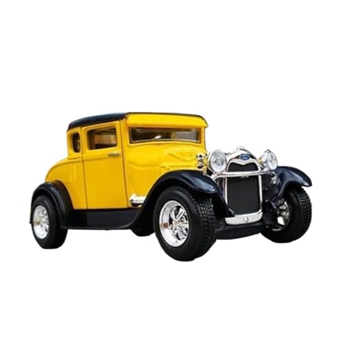 YCNXEB Miniatur Modelle 1 24 Für Ford Model A 1929 Alloy Classic Car Diecast Metal Toy Sports Car Model Simulation Collection Originalgetreue Nachbildung(Yellow) von YCNXEB
