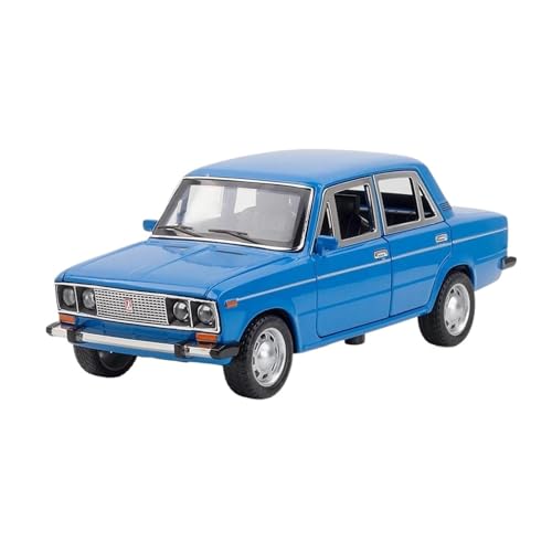 YCNXEB Miniatur Modelle 1 24 Für Lada 2016 Oldtimer Legierung Automodell Druckguss Metall Spielzeug Erwachsene Automodell Simulation Geschenk Originalgetreue Nachbildung(Blau) von YCNXEB