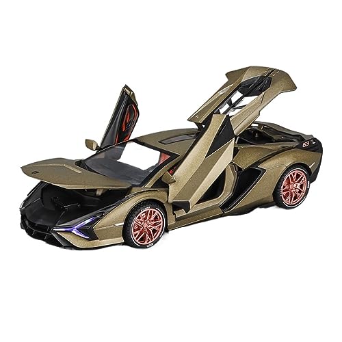 YCNXEB Miniatur Modelle 1 24 Für Lamborghini Lightning Sportwagen Legierung Druckguss Modell Sammlung Spielzeugauto Kinder Geschenk Originalgetreue Nachbildung(B) von YCNXEB