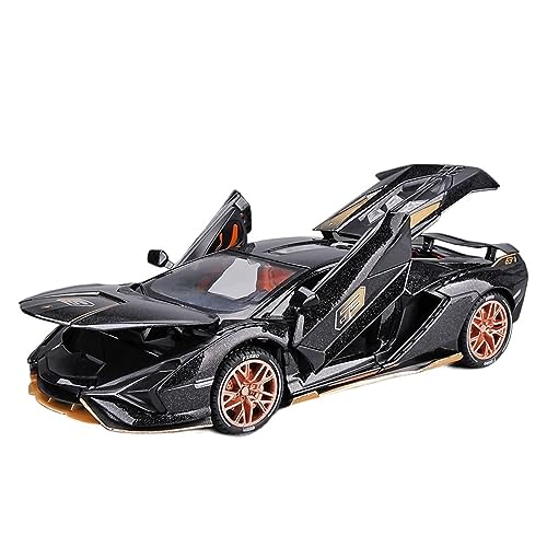 YCNXEB Miniatur Modelle 1 24 Für Lamborghini Lightning Sportwagen Legierung Druckguss Modellauto Sammlung Spielzeugauto Kinder Geschenk Originalgetreue Nachbildung(B) von YCNXEB