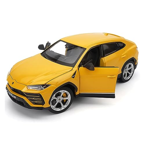 YCNXEB Miniatur Modelle 1 24 Für Lamborghini Urus Gelbe Legierung Druckguss Modellauto Sammler Spielzeugauto Kinder Geschenk Originalgetreue Nachbildung von YCNXEB