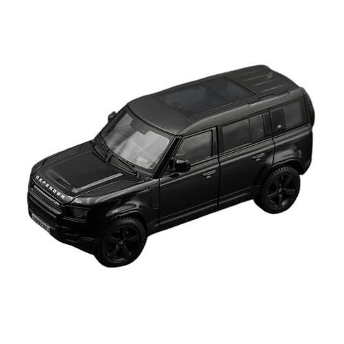 YCNXEB Miniatur Modelle 1 24 Für Land Rover Defender 110 SUV Legierung Automodell Geländefahrzeuge Automodell Collezione Decorazione Originalgetreue Nachbildung(Schwarz) von YCNXEB