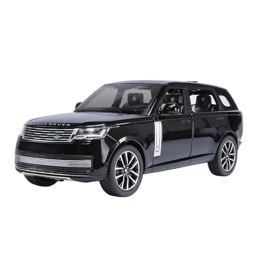 YCNXEB Miniatur Modelle 1 24 Für Land Rover Range Rover SV 2022 Legierung Druckguss Spielzeugauto Modell Sound Und Licht Sammlerstücke Geburtstagsgeschenk Originalgetreue Nachbildung(Schwarz) von YCNXEB