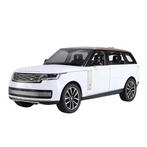 YCNXEB Miniatur Modelle 1 24 Für Land Rover Range Rover SV 2022 Legierung Druckguss Spielzeugauto Modell Sound Und Licht Sammlerstücke Geburtstagsgeschenk Originalgetreue Nachbildung(White) von YCNXEB